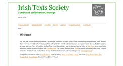 Desktop Screenshot of irishtextssociety.org